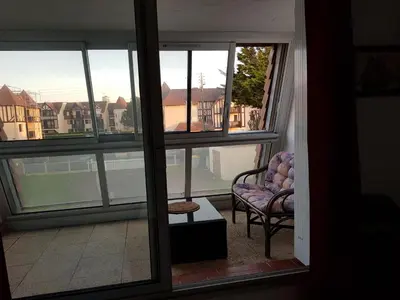 Balcon ou terrasse dans l'établissement studio front de mer