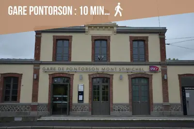 Plan de l'établissement Aux Berges Du Mont - 10 min Mont-Saint-Michel, Jardin & Parking