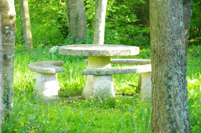 Jardin de l'établissement Chez Camille et Pierre