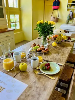 Nourriture dans la maison de vacances ou à proximité
