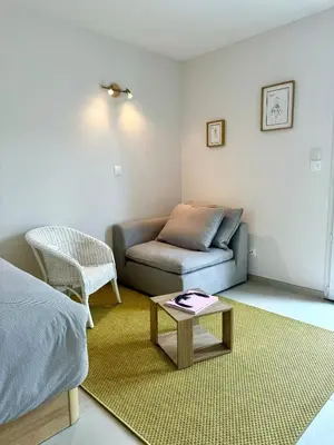 Coin salon dans l'établissement Studio cosy