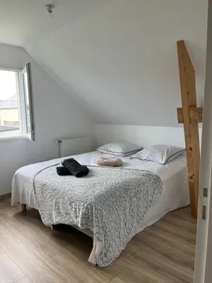 Un ou plusieurs lits dans un hébergement de l'établissement Maison