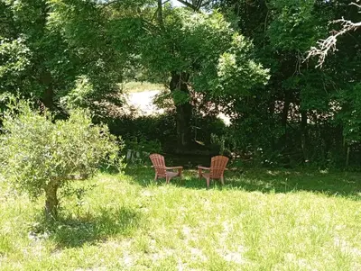 Jardin de l'établissement Pressoir en Normandie