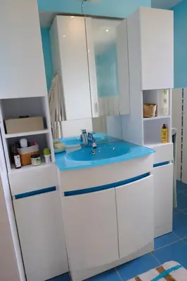 Plan de l'établissement Chambre indépendante avec vue sur mer et marais du littoral, Salle de bain et WC privatifs , kitchenette et terrasse partagées