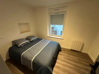 Un ou plusieurs lits dans un hébergement de l'établissement Appartement Djo&Juh 3