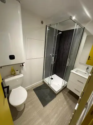 Salle de bains dans l'établissement Appartement Djo&Juh 4