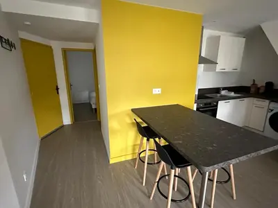 Cuisine ou kitchenette dans l'établissement Appartement Djo&Juh 4