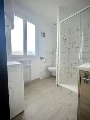 Salle de bains dans l'établissement Soleil & Sable