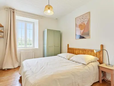 Un ou plusieurs lits dans un hébergement de l'établissement Holiday Home l'Ansnevilla by Interhome