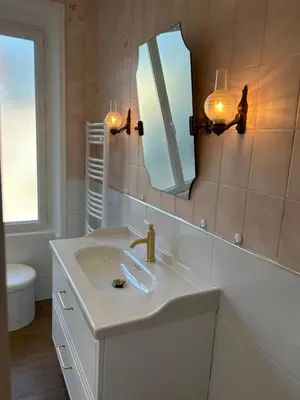 Salle de bains dans l'établissement Unick