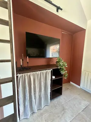 Télévision ou salle de divertissement dans l'établissement Mon duplex