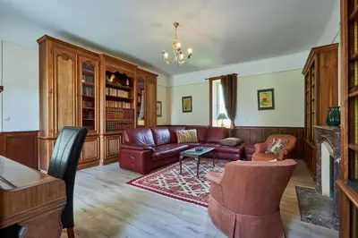 Coin salon dans l'établissement Manoir de l’Ormel