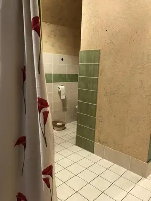 Salle de bains dans l'établissement Chez MASK Brocante