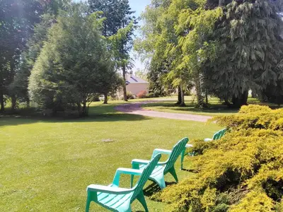 Jardin de l'établissement La Pomme Rouge