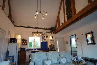 Télévision ou salle de divertissement dans l'établissement Saphir Baie Mont Saint Michel