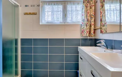 Salle de bains dans l'établissement Charmante Maison De Campagne