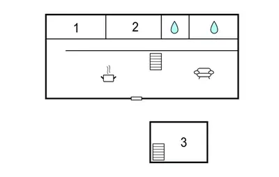 Plan de l'établissement Charmante Maison De Campagne