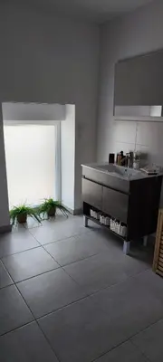 Cuisine ou kitchenette dans l'établissement Le Spa SAJ