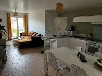 Cuisine ou kitchenette dans l'établissement Villa Riva-Mela