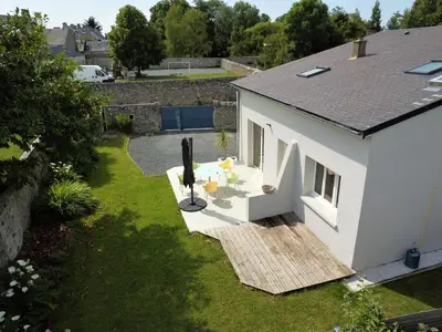 Jardin de l'établissement Retour de plage