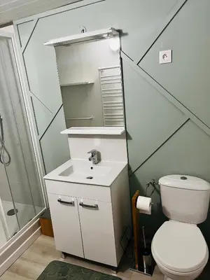 Salle de bains dans l'établissement Villa Mela-Bella