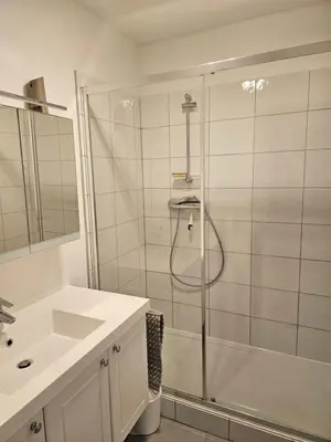 Salle de bains dans l'établissement Appartement Effet Mer