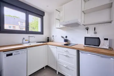 Cuisine ou kitchenette dans l'établissement Margaux - Proche du Port