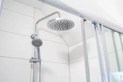 Salle de bains dans l'établissement Studio central et cosy à Caen