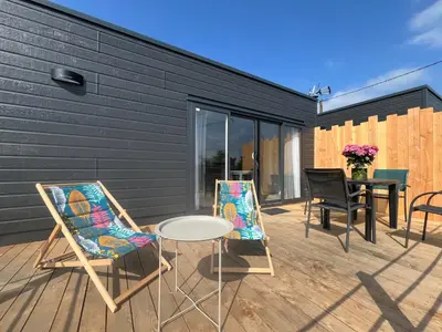 Terrasse ou espace extérieur de l'établissement Les petites maisons dans la monterie - Le Jardin -
