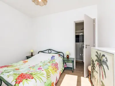 Un ou plusieurs lits dans un hébergement de l'établissement Holiday Home la Rivière by Interhome