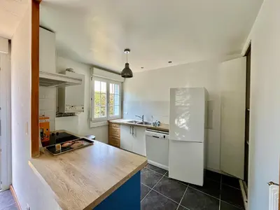 Cuisine ou kitchenette dans l'établissement Le Grand Air
