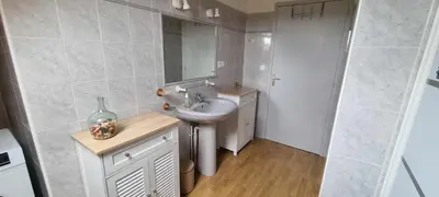 Salle de bains dans l'établissement Le Polder