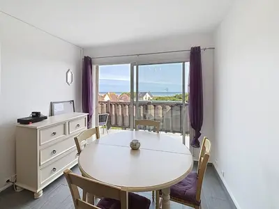 Balcon ou terrasse dans l'établissement Duplex 3 Pièces, 6 Pers., Vue Mer, Parking Privé - FR-1-465-130