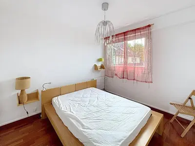 Un ou plusieurs lits dans un hébergement de l'établissement Duplex 3 Pièces, 6 Pers., Vue Mer, Parking Privé - FR-1-465-130