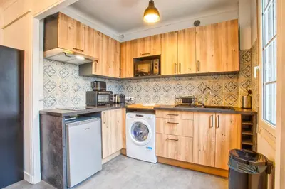 Cuisine ou kitchenette dans l'établissement Maison NASTIA
