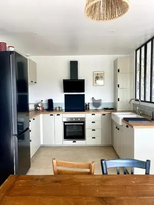 Cuisine ou kitchenette dans l'établissement Chez Nana