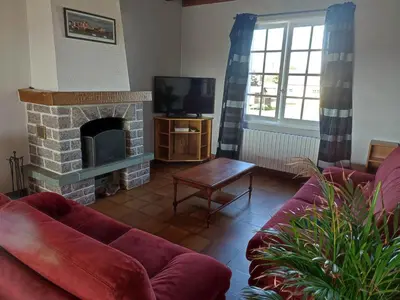Télévision ou salle de divertissement dans l'établissement gite barfleur