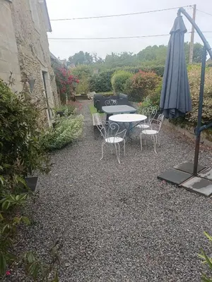 Jardin de l'établissement Gîte du Moulin