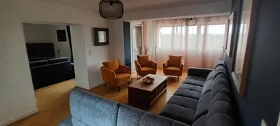 Coin salon dans l'établissement Villa du homard bleu