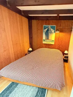 Un ou plusieurs lits dans un hébergement de l'établissement Le chalet des câlins canins