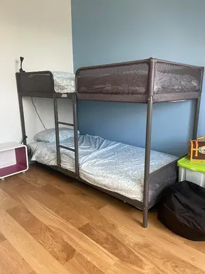 Un ou plusieurs lits dans un hébergement de l'établissement Appartement 7 personnes, splendide vue