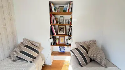 Coin salon dans l'établissement La Vigie - Maison en bord de mer