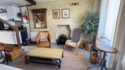 Cuisine ou kitchenette dans l'établissement La Vigie - Maison en bord de mer