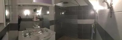 Salle de bains dans l'établissement Le bon séjour