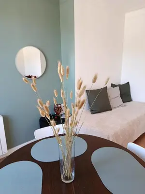 Un ou plusieurs lits dans un hébergement de l'établissement ANNA Apartment, Downtown and Port on foot!
