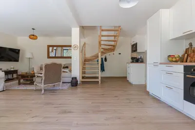 Cuisine ou kitchenette dans l'établissement La Maison du Martrait - Proche de la plage
