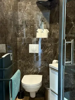 Salle de bains dans l'établissement Studette Cosy