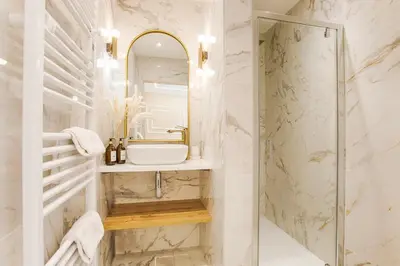 Salle de bains dans l'établissement Casa Gauda, Jacuzzi, détente et sérénité