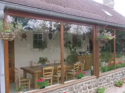 Jardin de l'établissement Le Mont Roti Chambres d’Hôtes
