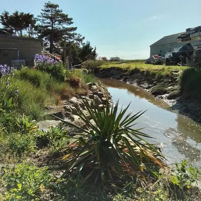 Paysage naturel près de la maison de vacances